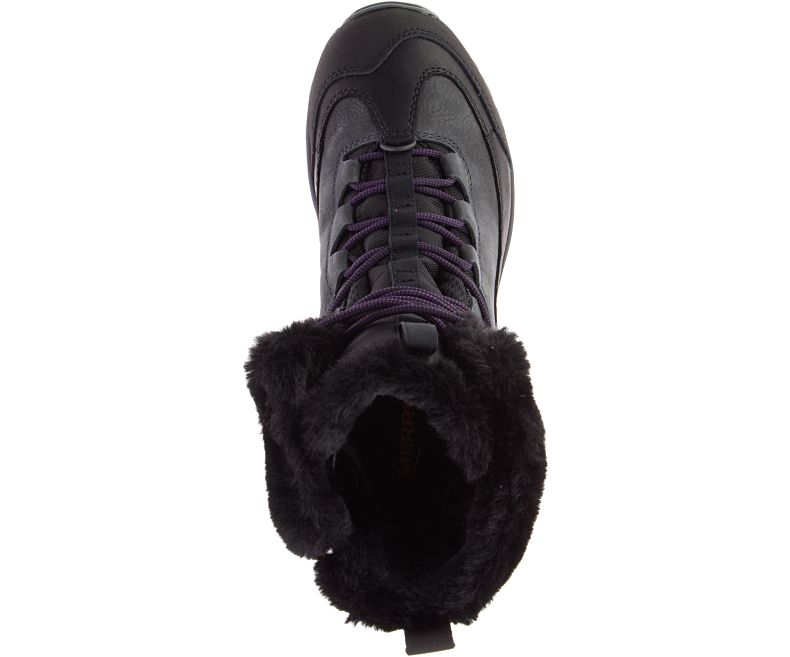 Merrell Thermo Rhea Mid Vanntette Vanntette Sko Dame Mørke Grå | 41497W-1WB