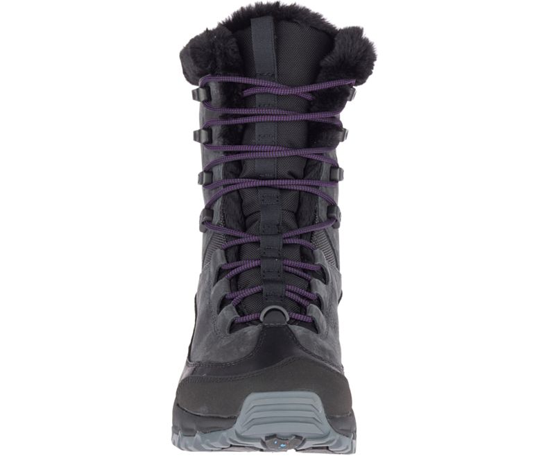 Merrell Thermo Rhea Mid Vanntette Vanntette Sko Dame Mørke Grå | 41497W-1WB
