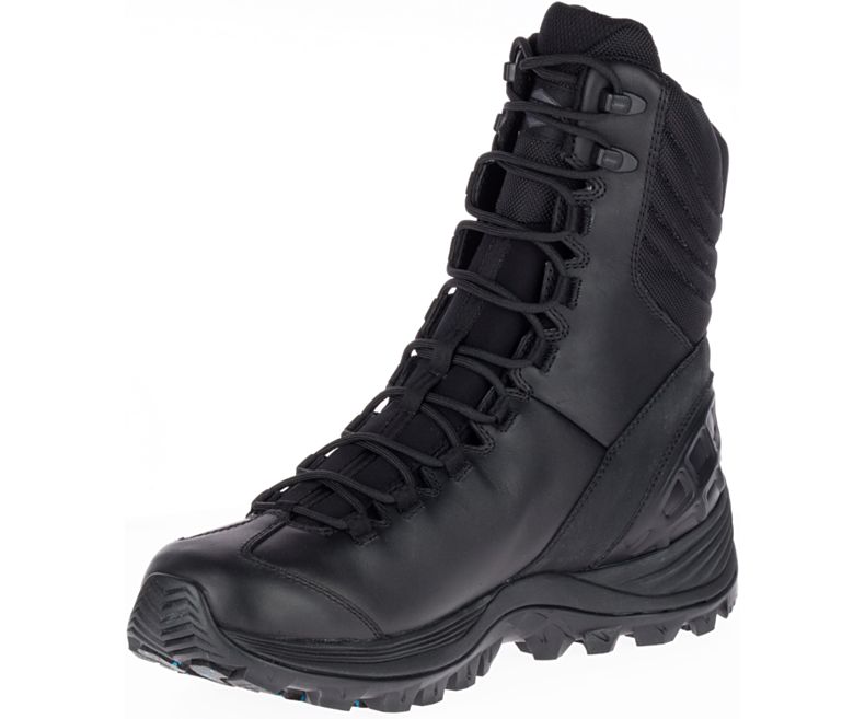 Merrell Thermo Rogue Tactical Vanntette Ice+ Arbeidsstøvler Herre Svarte | 35535M-2WB