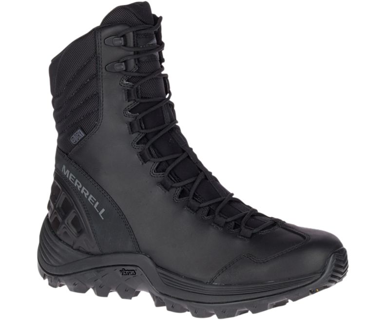 Merrell Thermo Rogue Tactical Vanntette Ice+ Arbeidsstøvler Herre Svarte | 35535M-2WB