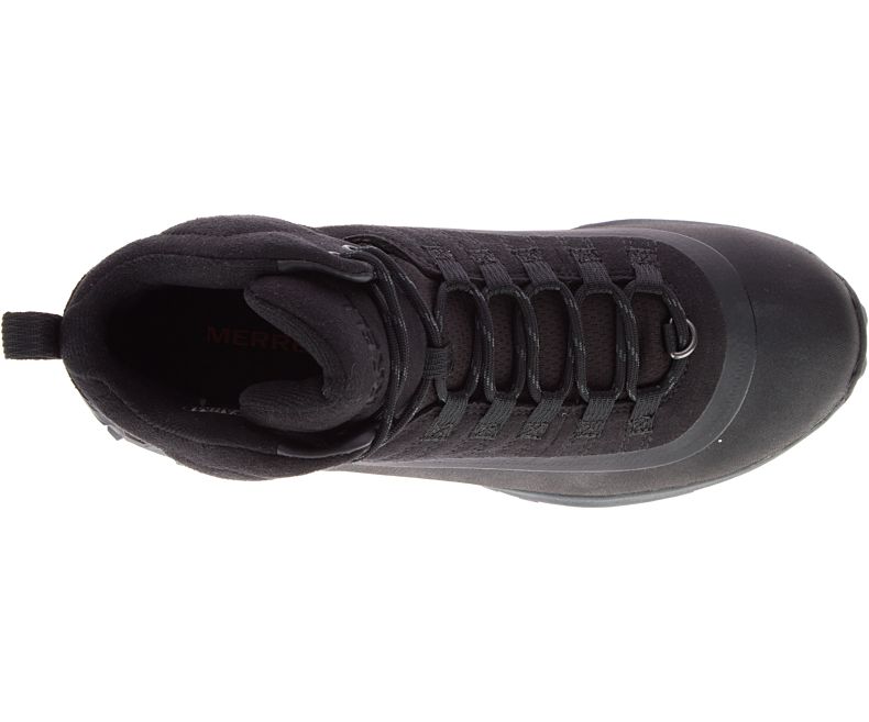Merrell Thermo Snowdrift Mid Shell Vanntette Gåsko Herre Svarte | 41374M-2WB