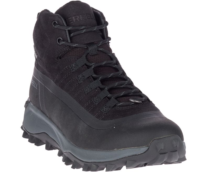 Merrell Thermo Snowdrift Mid Shell Vanntette Gåsko Herre Svarte | 41374M-2WB