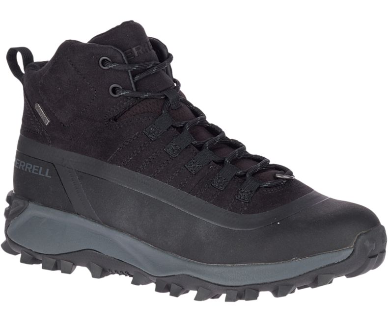 Merrell Thermo Snowdrift Mid Shell Vanntette Gåsko Herre Svarte | 41374M-2WB