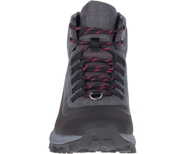 Merrell Thermo Snowdrift Mid Shell Vanntette Vanntette Sko Dame Svarte | 41541W-1WB