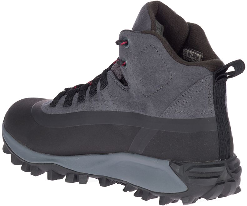 Merrell Thermo Snowdrift Mid Shell Vanntette Vanntette Sko Dame Svarte | 41541W-1WB