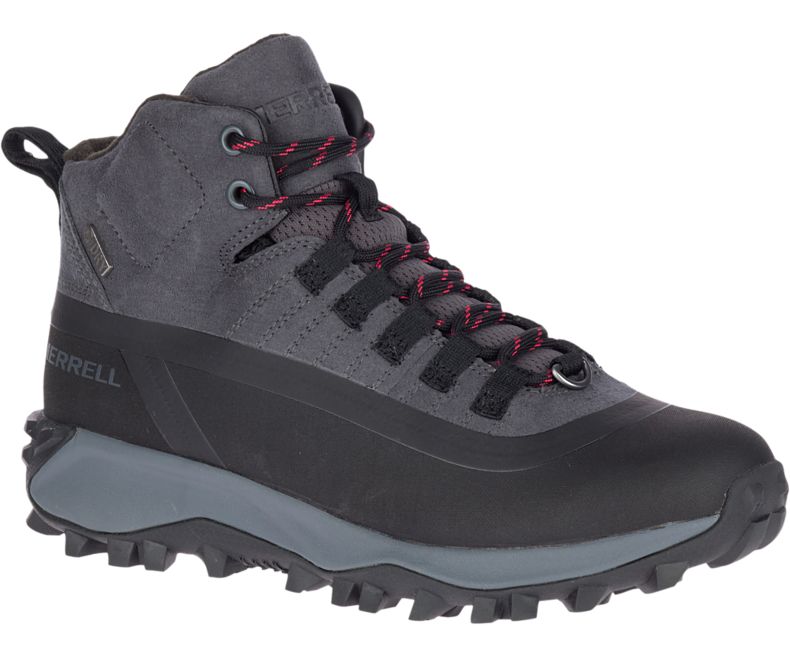 Merrell Thermo Snowdrift Mid Shell Vanntette Vanntette Sko Dame Svarte | 41541W-1WB