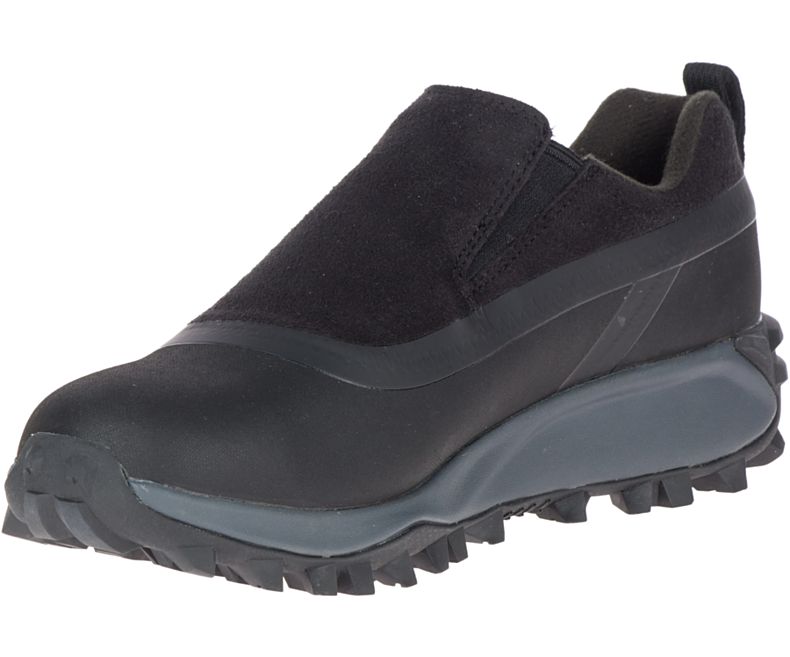 Merrell Thermo Snowdrift Moc Shell Vanntette Fjellsko Dame Svarte | 41354W-1HB