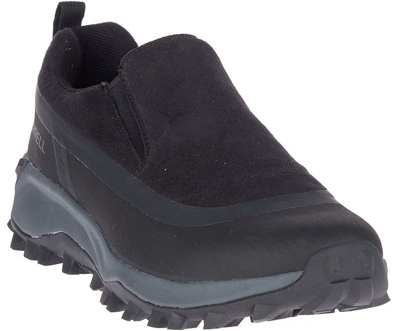 Merrell Thermo Snowdrift Moc Shell Vanntette Vanntette Sko Herre Svarte | 41379M-2WB