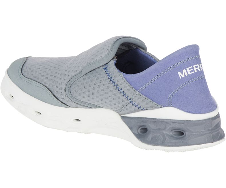 Merrell Tideriser Moc Vannsko Dame Grå | 36345W-1WG