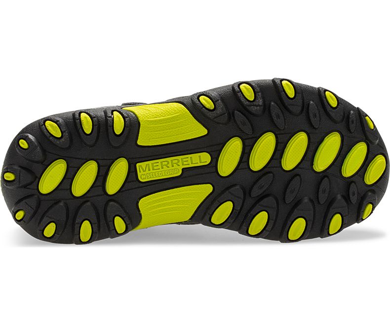 Merrell Trail Chaser Fjellstøvler Barn Svarte Blå | 30998K-1HB