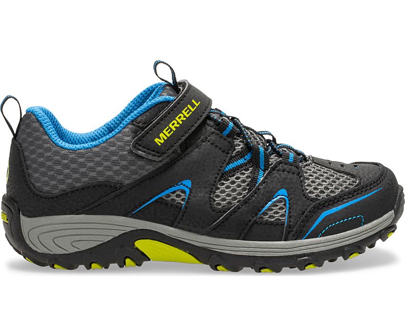 Merrell Trail Chaser Fjellstøvler Barn Svarte Blå | 30998K-1HB