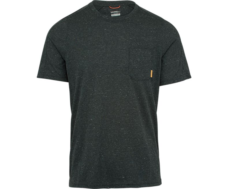 Merrell Trailhead Kort Sleeve Tee with Drirelease® Skjorter Med Korte Ermer Herre Svarte | 37541M-2SB