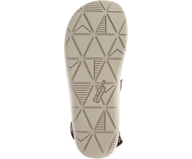 Merrell Trailway Wrap Lær Sandaler Dame Brune | 36404W-1SA