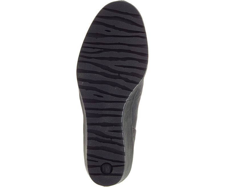 Merrell Tremblant Wedge Boot Vanntette Vanntette Sko Dame Svarte | 40980W-1WB