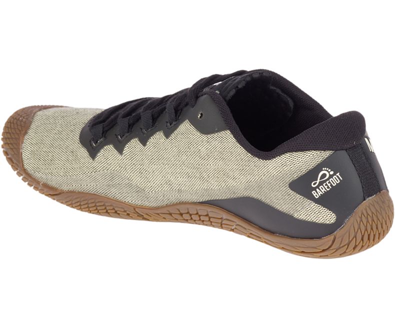 Merrell Vapor Glove 3 Bomull Barefoot Sko Herre Beige Svarte | 36210M-2BB