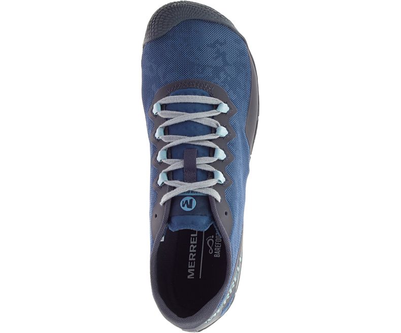 Merrell Vapor Glove 3 Luna Barefoot Sko Herre Marineblå | 33460M-2BN