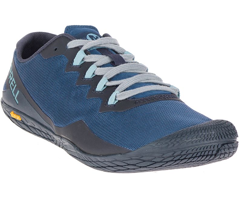 Merrell Vapor Glove 3 Luna Barefoot Sko Herre Marineblå | 33460M-2BN