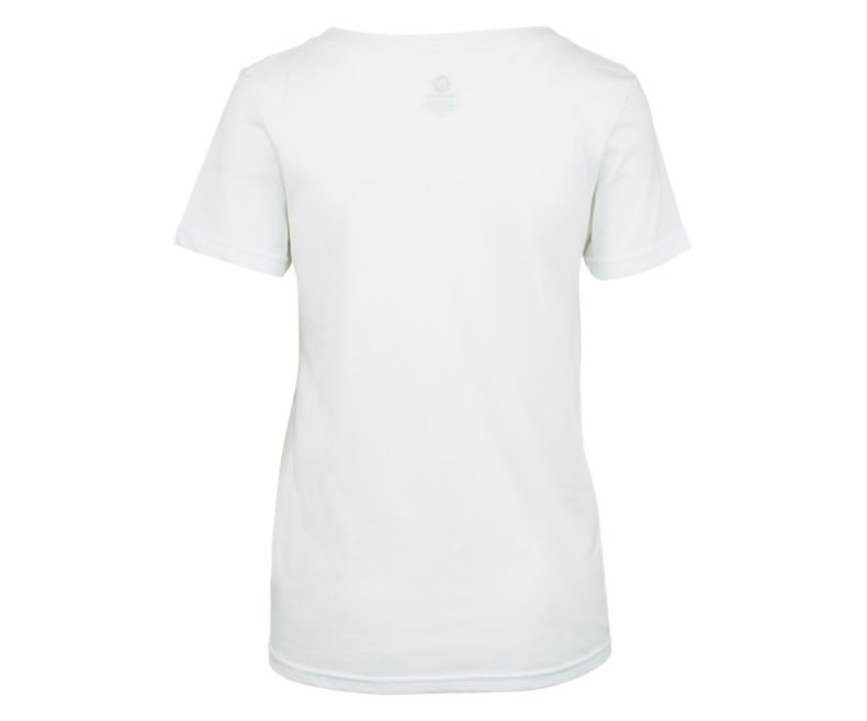 Merrell Woodmark Tee Skjorter Med Korte Ermer Dame Hvite | 41227W-1SW