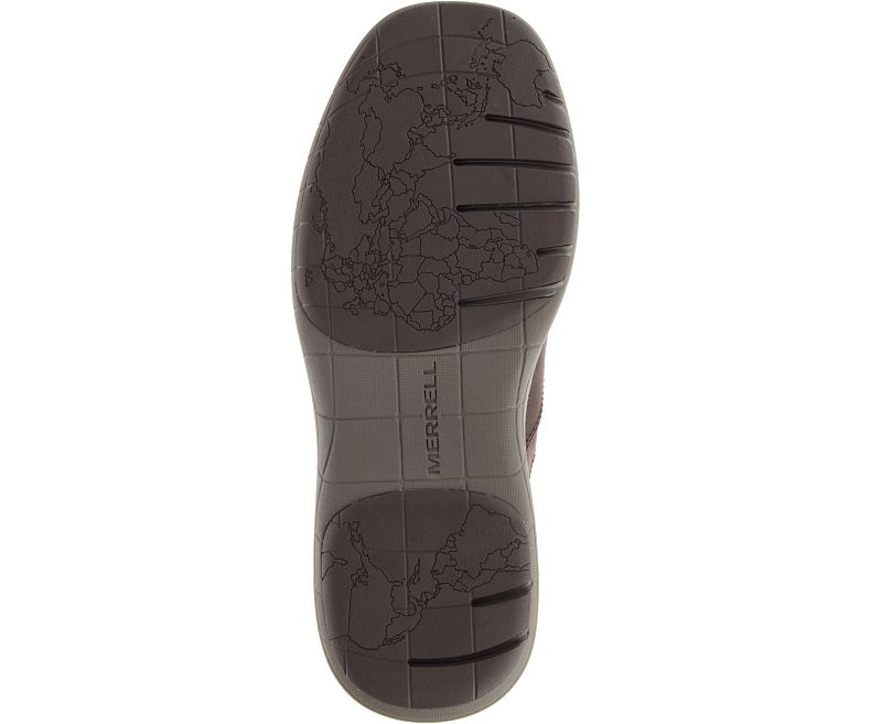 Merrell World Vue Blonder Brede Bredde Fritidssko Herre Svarte | 30967M-2CB