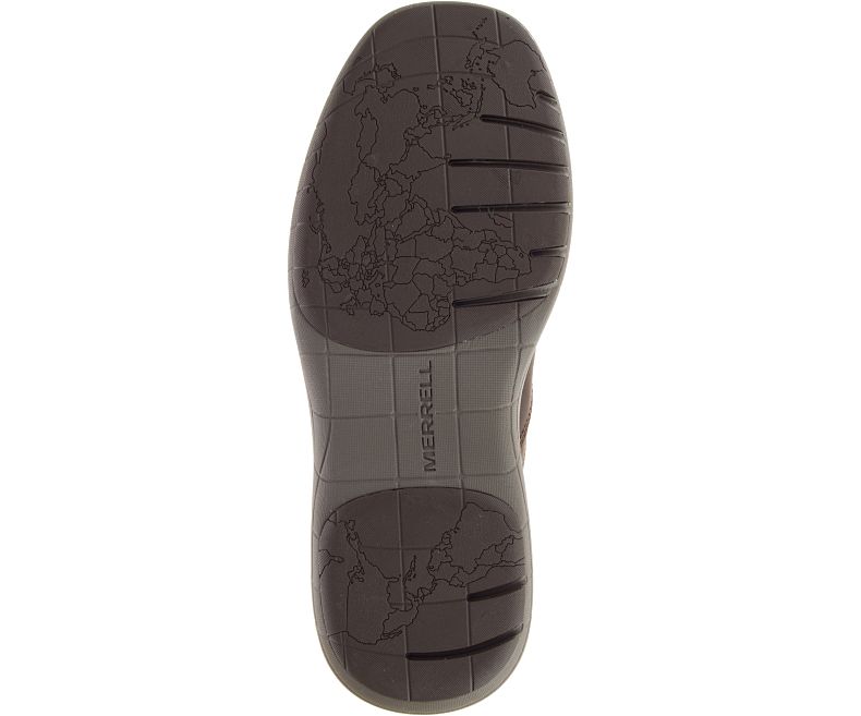 Merrell World Vue Blonder Fritidssko Herre Mørke Brune | 30966M-2CD