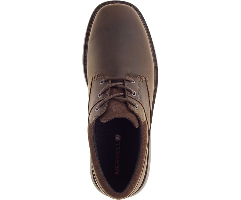 Merrell World Vue Blonder Fritidssko Herre Mørke Brune | 30966M-2CD