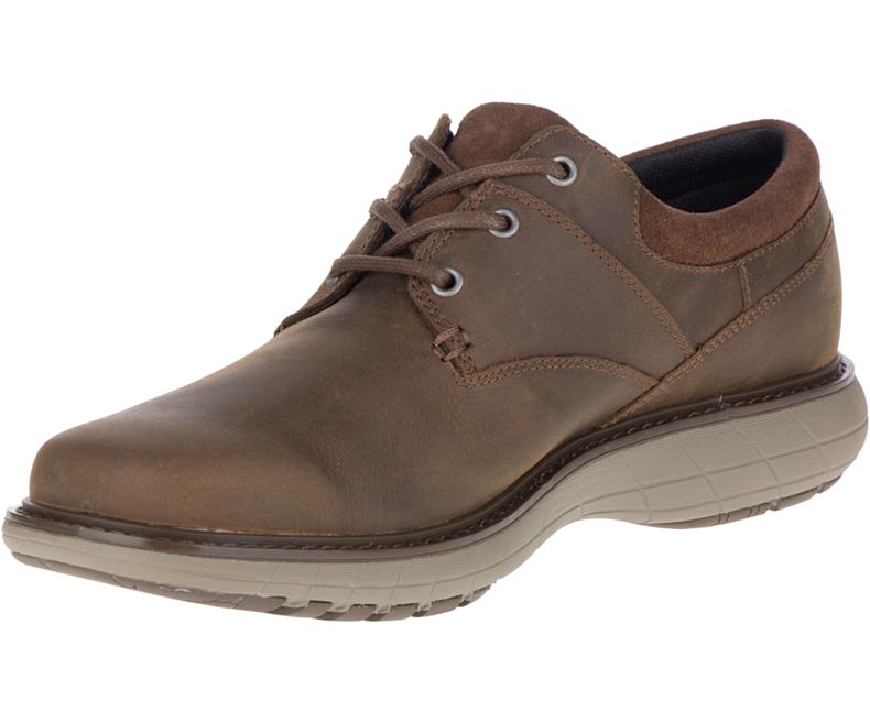 Merrell World Vue Blonder Fritidssko Herre Mørke Brune | 30966M-2CD