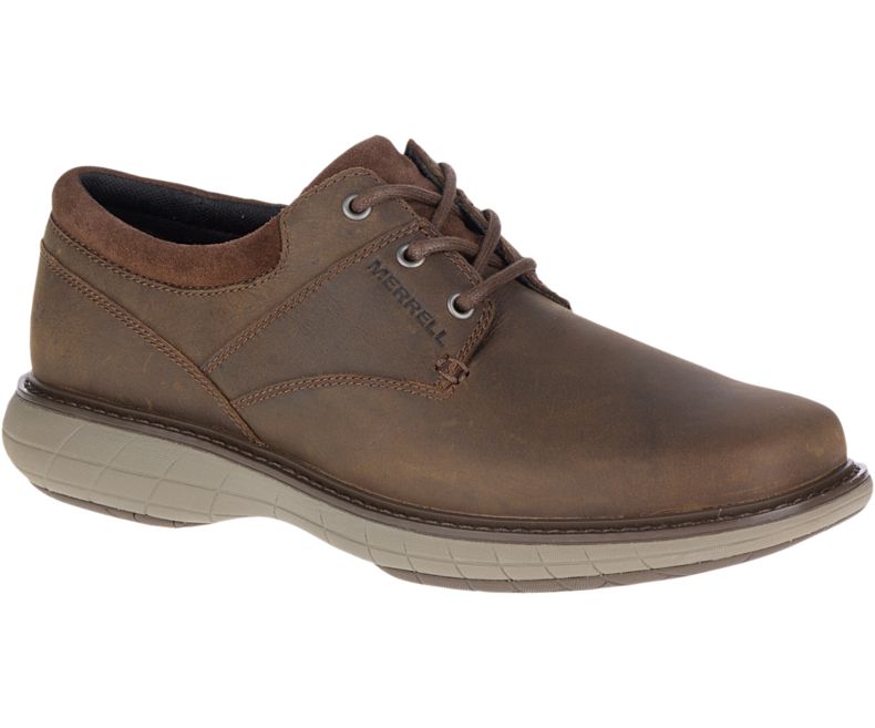 Merrell World Vue Blonder Fritidssko Herre Mørke Brune | 30966M-2CD