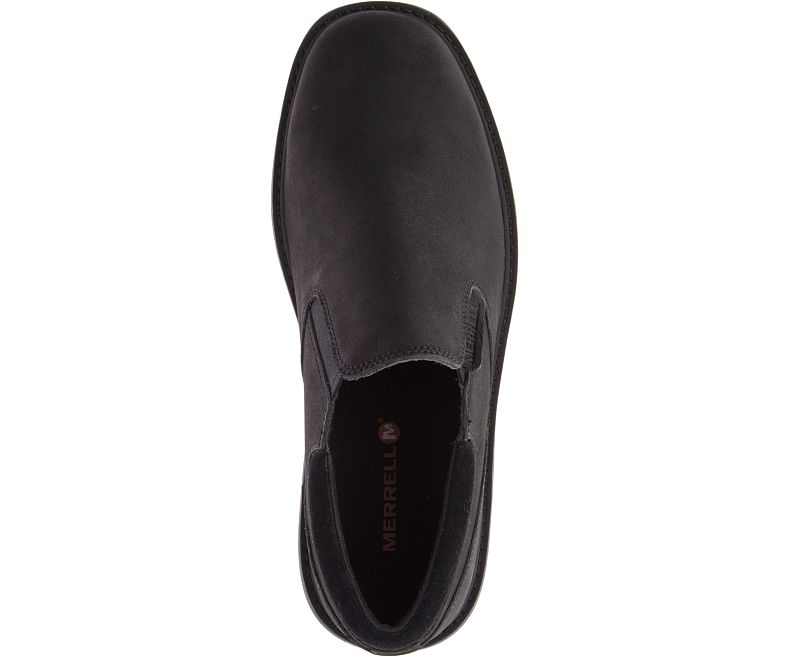 Merrell World Vue Moc Fritidssko Herre Svarte | 30968M-2CB