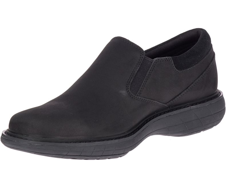 Merrell World Vue Moc Fritidssko Herre Svarte | 30968M-2CB