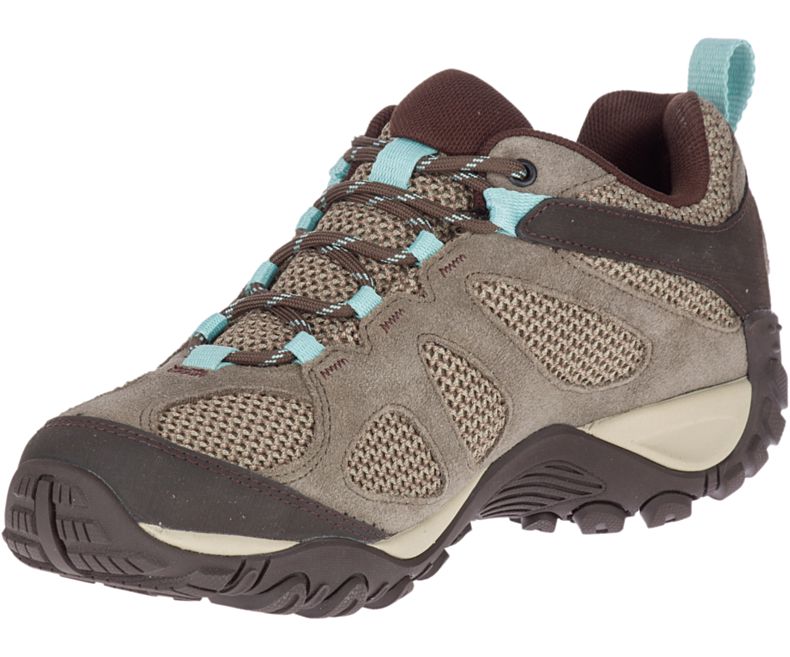 Merrell Yokota 2 Fjellsko Dame Brune Lyse Blå | 35833W-1HB