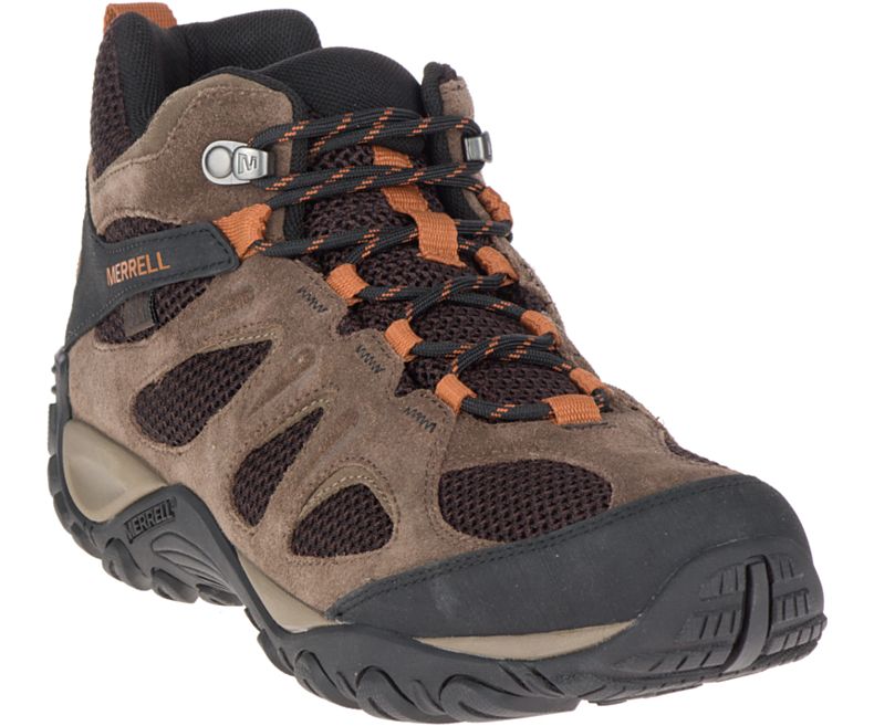 Merrell Yokota 2 Mid Vanntette Gåsko Herre Brune | 35410M-2WB