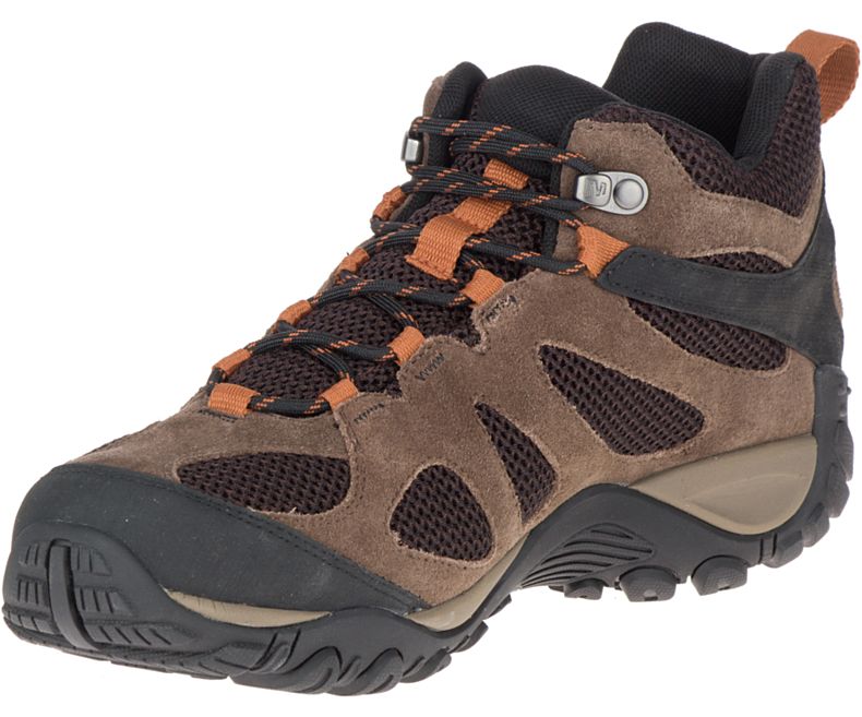 Merrell Yokota 2 Mid Vanntette Gåsko Herre Brune | 35410M-2WB