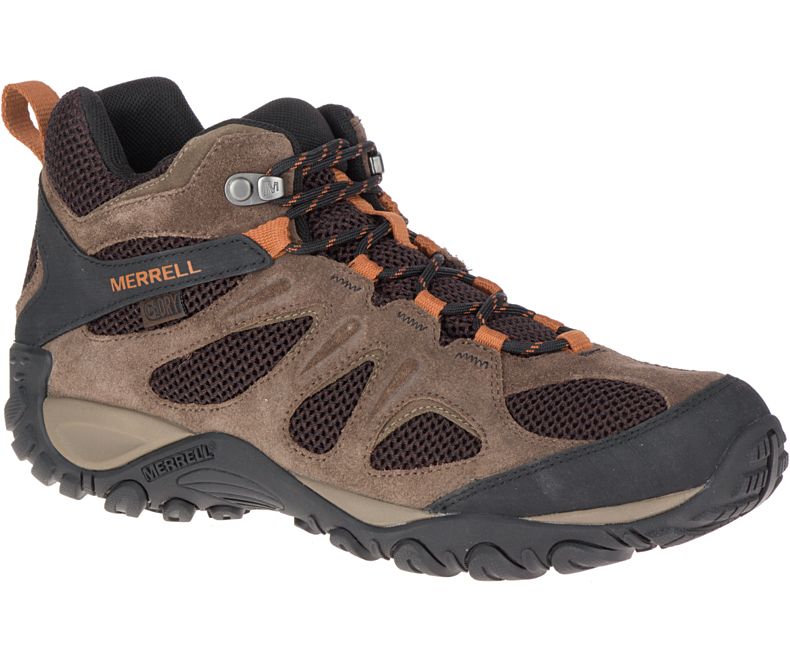 Merrell Yokota 2 Mid Vanntette Gåsko Herre Brune | 35410M-2WB