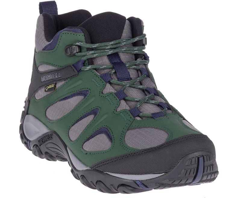 Merrell Yokota 2 Sports Mid GORE-TEX® Fjellsko Herre Grønn | 38705M-2HG