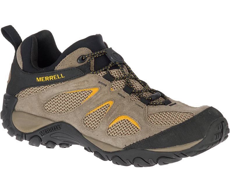 Merrell Yokota 2 Stretch Fjellsko Herre Beige Svarte | 41395M-2HB
