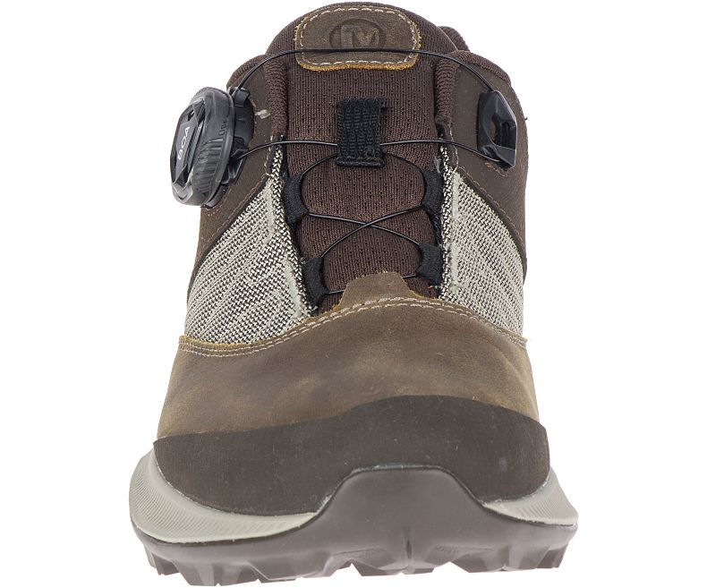 Merrell Zion Boa GORE -TEX® Fjellsko Dame Brune | 41231W-1HB