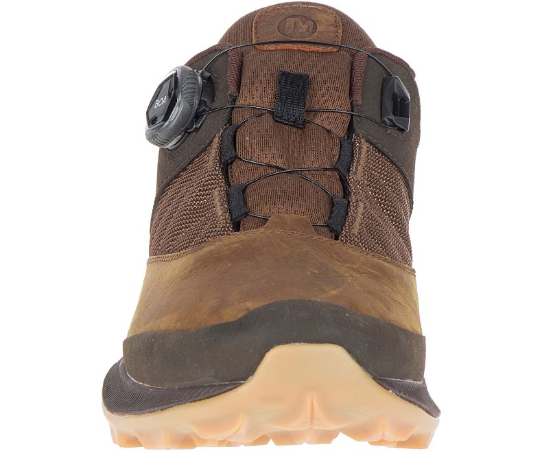 Merrell Zion Boa GORE -TEX® Fjellsko Herre Brune | 41230M-2HA