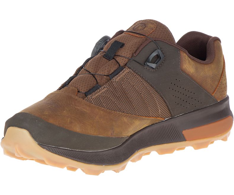 Merrell Zion Boa GORE -TEX® Fjellsko Herre Brune | 41230M-2HA