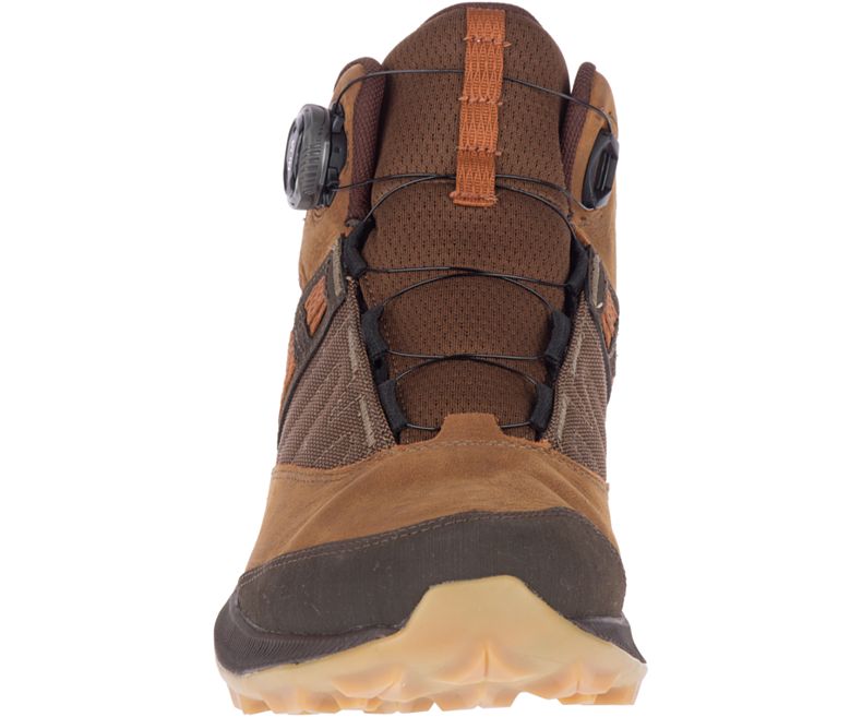 Merrell Zion Boa Mid GORE -TEX® Fjellsko Herre Brune | 41232M-2HB