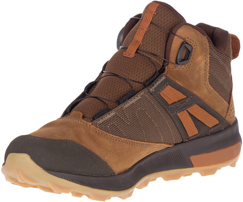 Merrell Zion Boa Mid GORE -TEX® Fjellsko Herre Brune | 41232M-2HB