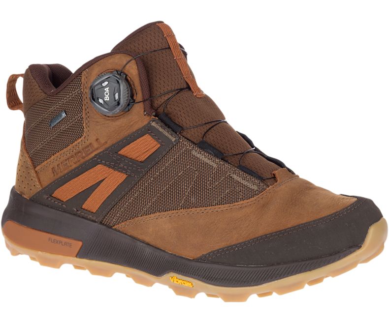 Merrell Zion Boa Mid GORE -TEX® Fjellsko Herre Brune | 41232M-2HB