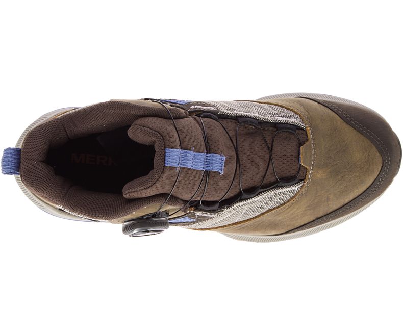 Merrell Zion Boa Mid GORE -TEX® Gåsko Dame Brune | 41233W-1WB