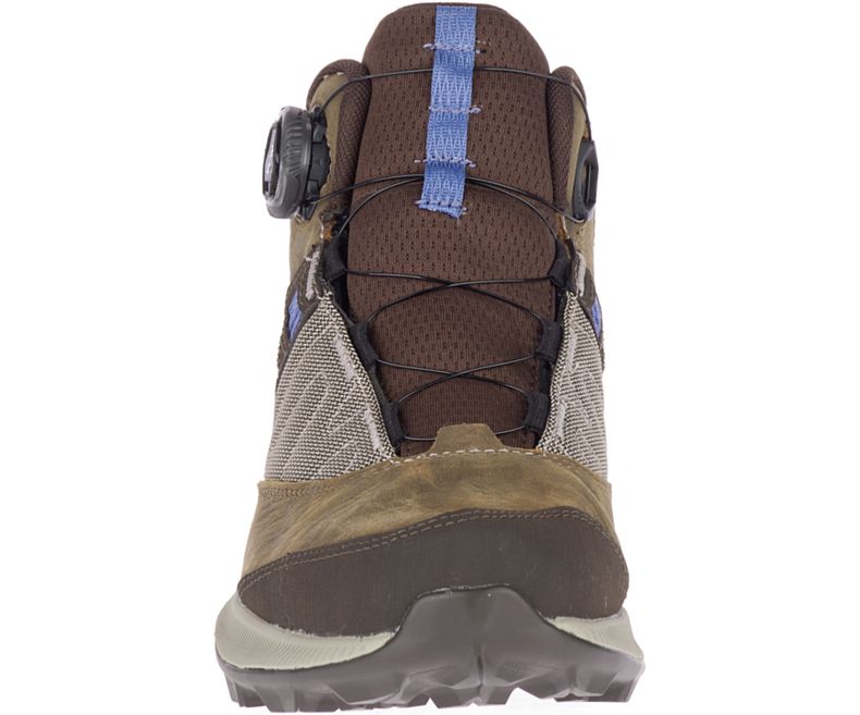 Merrell Zion Boa Mid GORE -TEX® Gåsko Dame Brune | 41233W-1WB