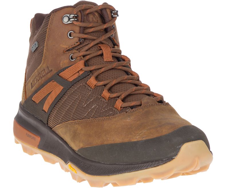 Merrell Zion Mid Vanntette Gåsko Herre Mørke Brune | 40759M-2WA